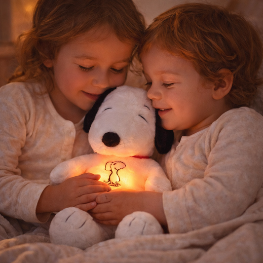 SnooGlow™ – Uspokajający Towarzysz Snu z Symulacją Oddechu, Światłem i Muzyką